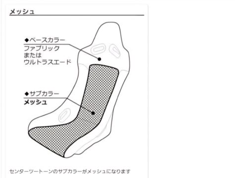 メッシュ(センターツートーンのみ)