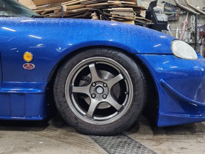 ＮＢロードスター　エアロ取付　③ラスト