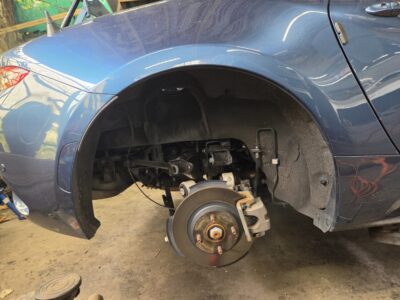 ＮＤロードスター　車高調交換　②ラスト